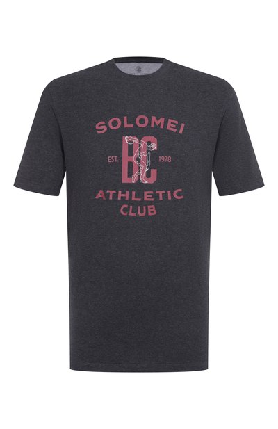 Мужская хлопковая футболка BRUNELLO CUCINELLI, арт. M0B133386G