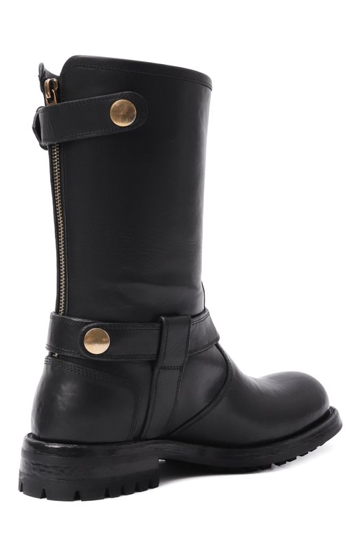 Кожаные ботинки Bernini Dolce & Gabbana CT1081/AW352 Чёрный  CT1081/AW352 Фото 5