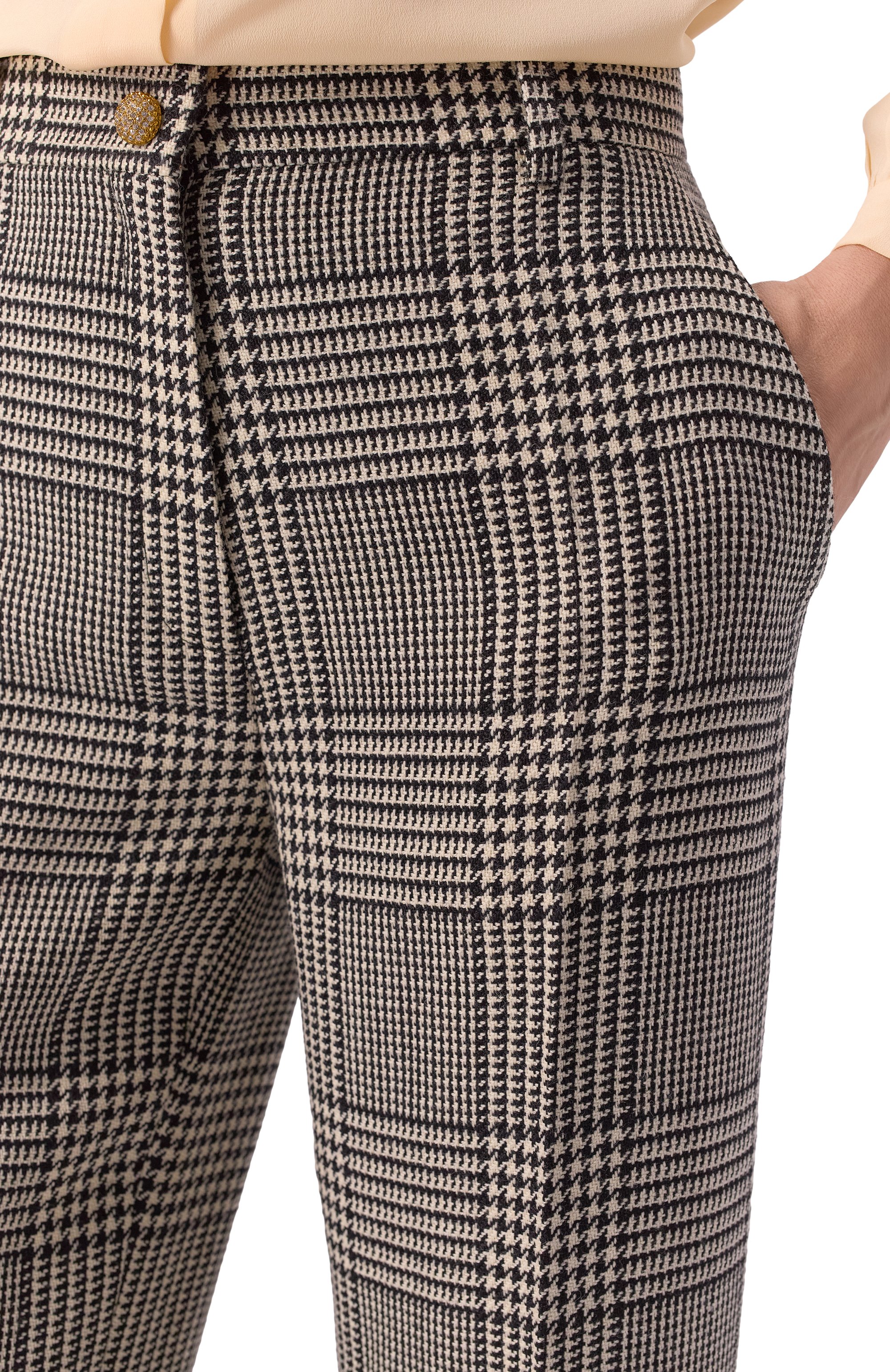 Шерстяные брюки VALENTINO, арт. 6B3RB66590U, фото 5