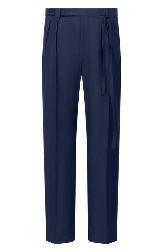 Шерстяные брюки Brioni RP3I0L/P1A0X Синий RP3I0L/P1A0X