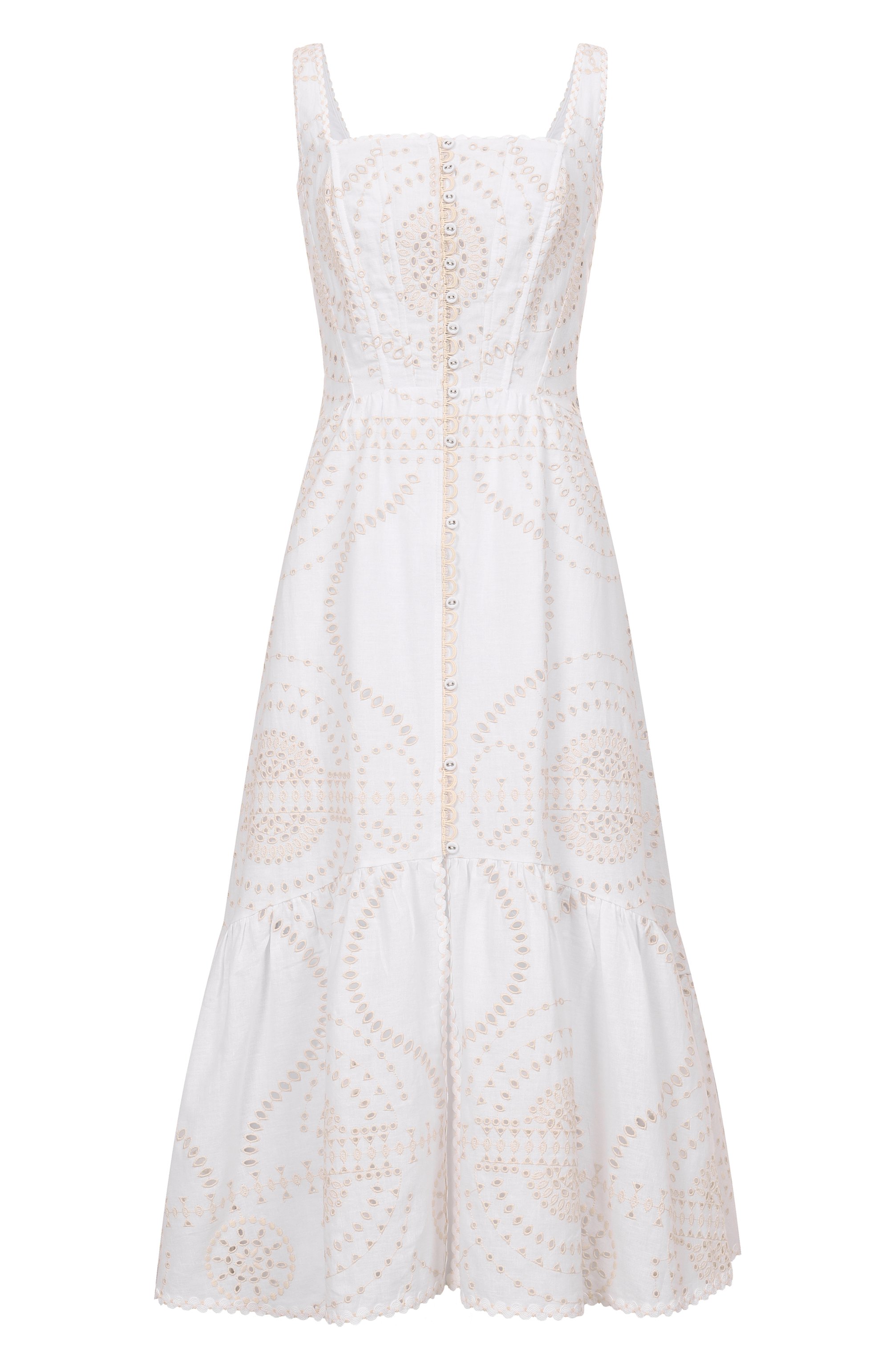 Платье из хлопка и льна CHARO RUIZ IBIZA, арт. 254613, фото 1