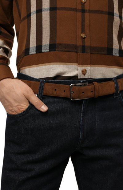 Замшевый ремень SANTONI, арт. CM35VS003B91G2M0M40, фото 2