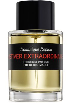 Мужской парфюмерная вода vetiver extraordinaire (100ml) FREDERIC MALLE бесцветного цвета, арт. 3700135001114 | Фото 1 (Материал внутренний: Не назначено; Региональные ограничения белый список (Axapta Mercury): Не проставлено; Нос: Не проставлено; Тип продукта - парфюмерия: Парфюмерная вода; Ограничения доставки: flammable)