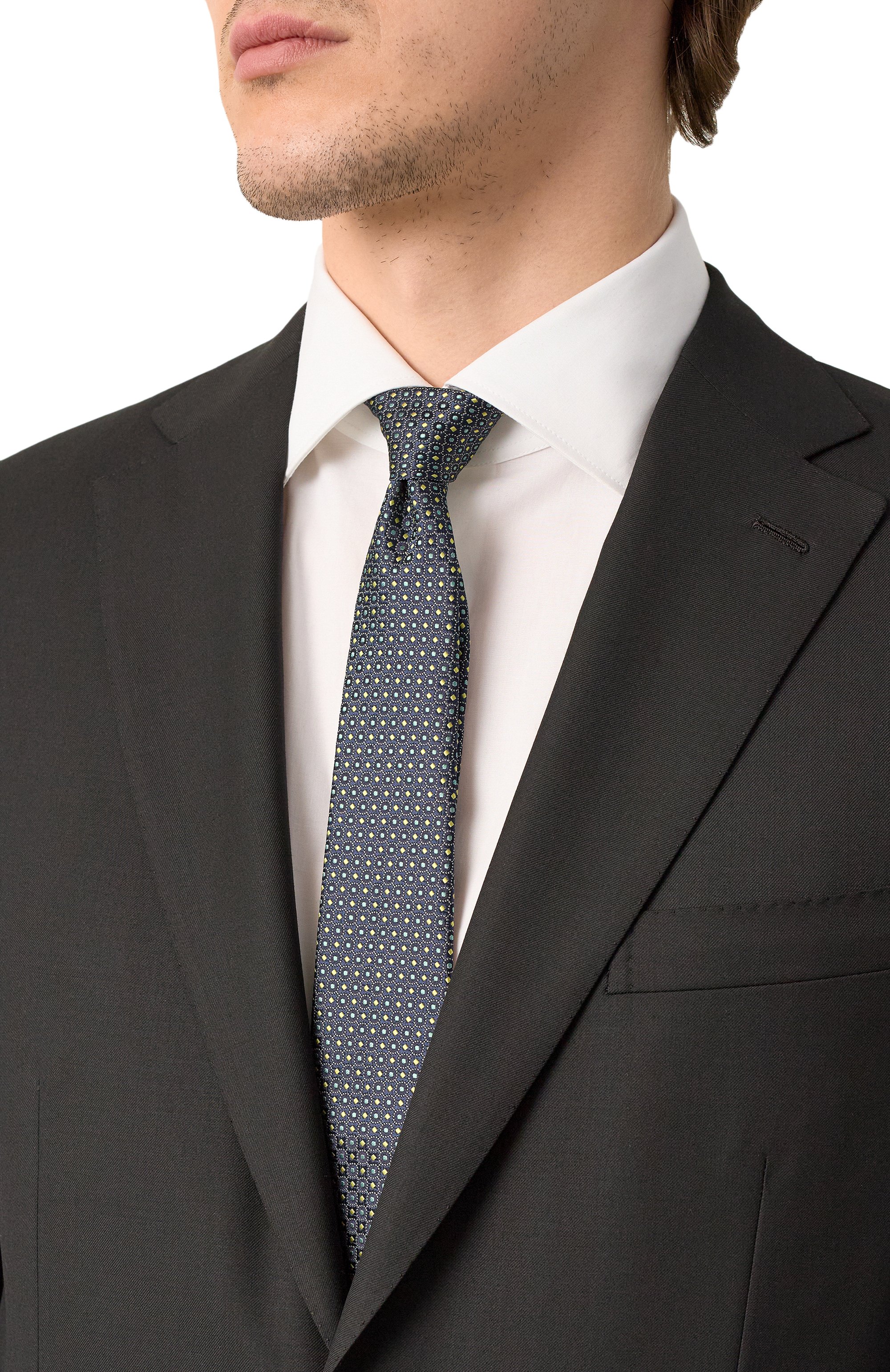 Шелковый галстук CANALI, арт. 18/HJ04207, фото 2