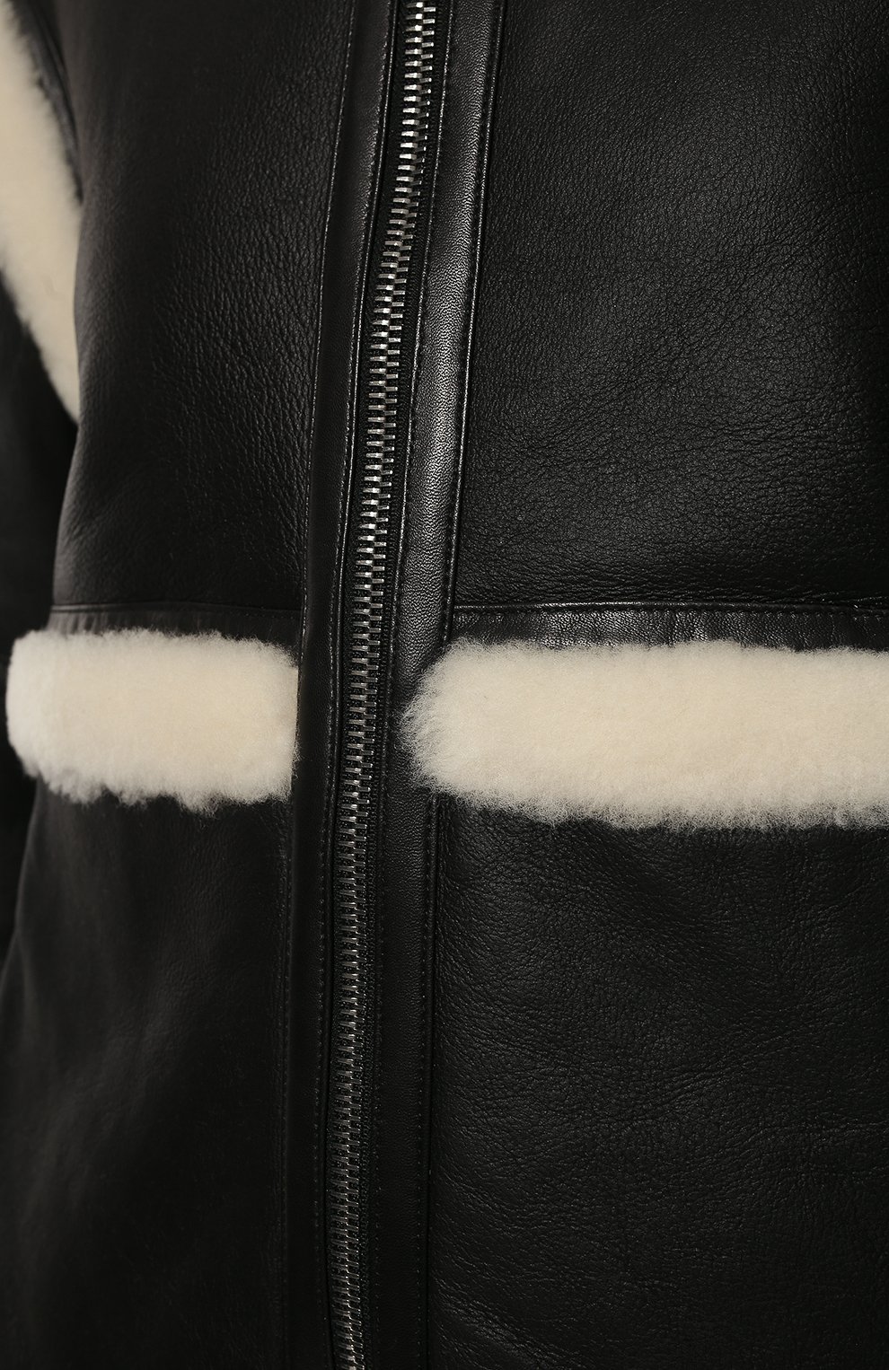 Дубленка HELMUT LANG черного цвета по цене 207000 руб., арт. L09HW401, фото 5 Дубленка HELMUT LANG, арт. L09HW401, фото 5