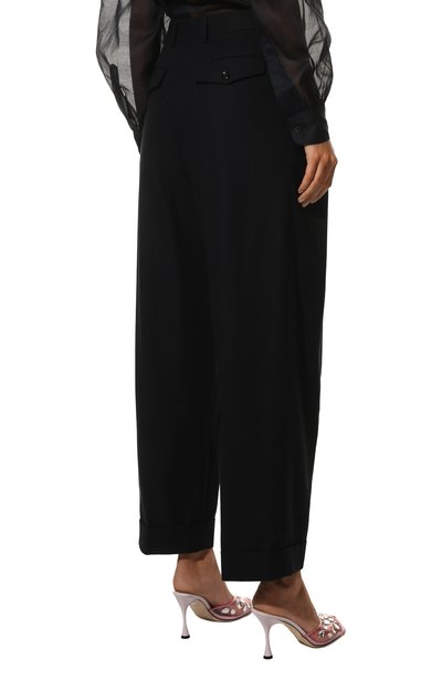 Хлопковые брюки DRIES VAN NOTEN темно-синего цвета по цене 57000 руб., арт. 221-010929-4284, фото 4 Хлопковые брюки DRIES VAN NOTEN, арт. 221-010929-4284, фото 4