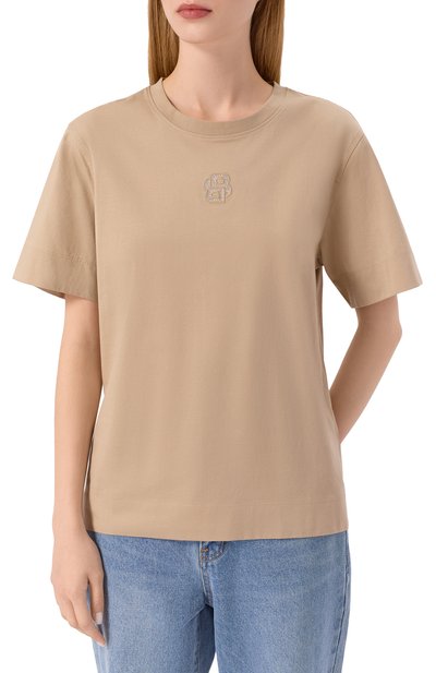 Хлопковая футболка BOSS, арт. 50551443, фото 3