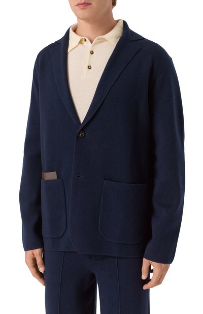 Пиджак из шерсти и хлопка 12 STOREEZ, арт. 134702, фото 3