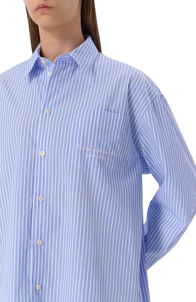 Хлопковая рубашка sporty & rich x hotel du cap-eden-roc SPORTY AND RICH, арт. SI00760673ST61, фото 5