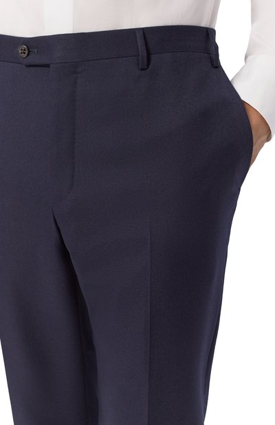 Шерстяные брюки CORNELIANI темно-синего цвета по цене 56450 руб., арт. 285B01/2A18111, фото 5 Шерстяные брюки CORNELIANI, арт. 285B01/2A18111, фото 5