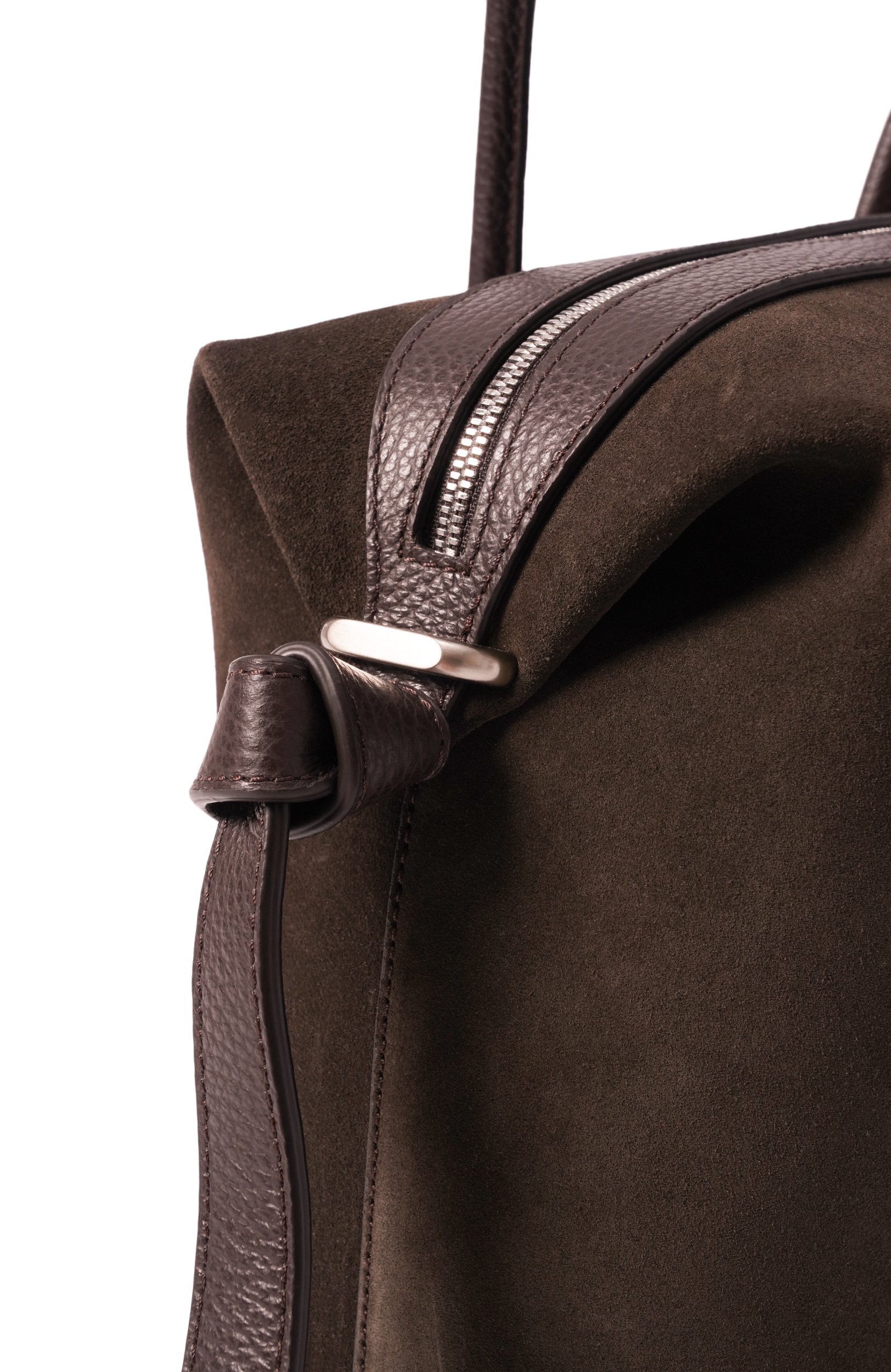 Сумка brioche duffle YUZEFI коричневого цвета по цене 84300 руб., арт. BRI0CHE DUFFLE_, фото 6 Сумка brioche duffle YUZEFI, арт. BRI0CHE DUFFLE_, фото 6