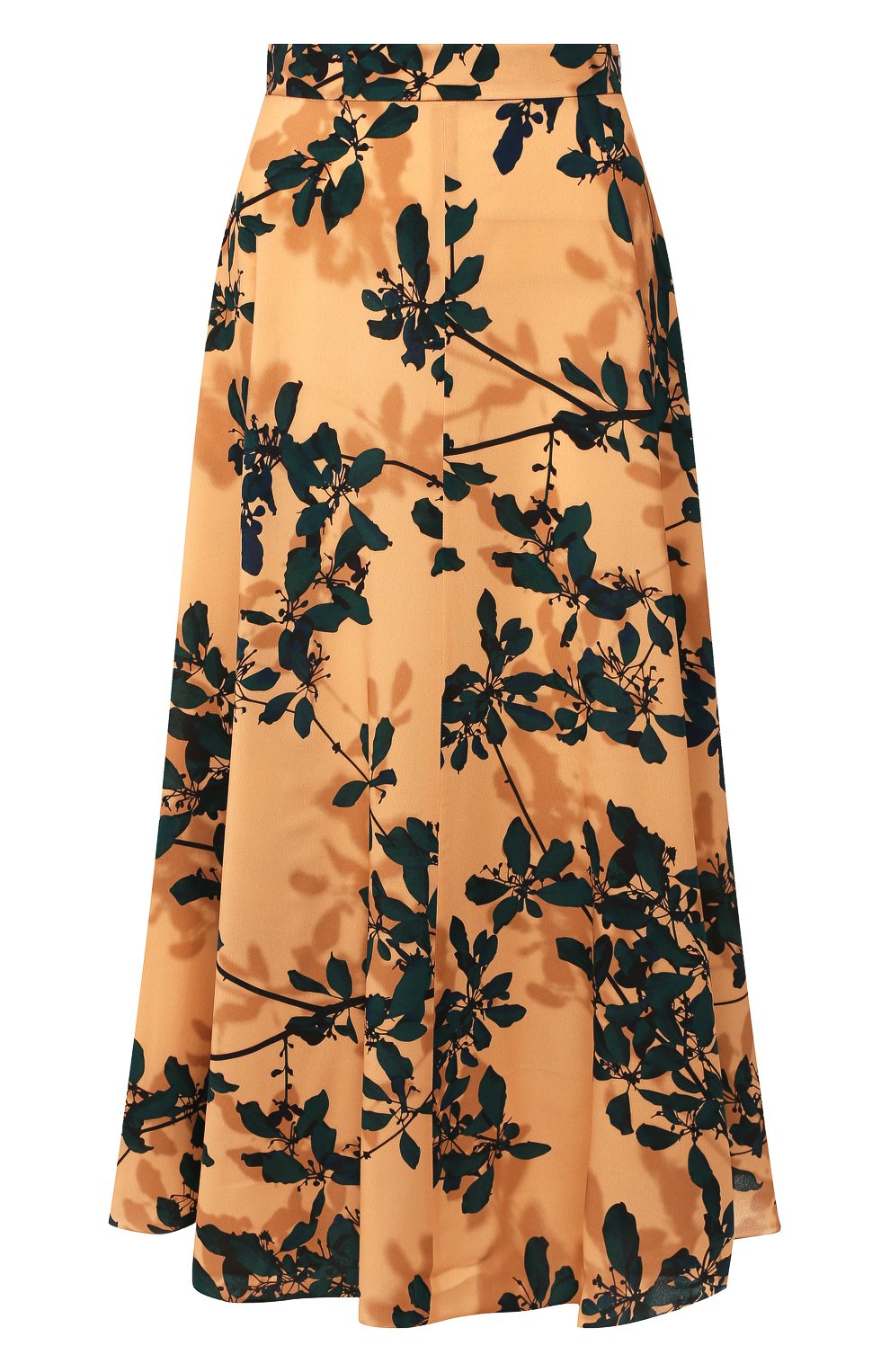 Юбка из вискозы DRIES VAN NOTEN оранжевого цвета по цене 56250 руб., арт. 192-10871-8412, фото 1 Юбка из вискозы DRIES VAN NOTEN, арт. 192-10871-8412, фото 1