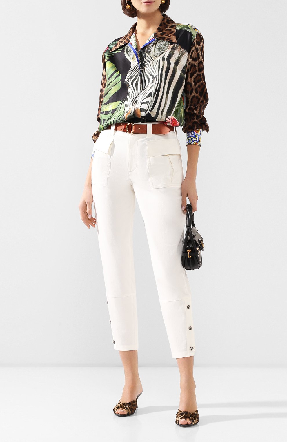 Шелковая блузка DOLCE & GABBANA, арт. F5N12T/GDV21, фото 2