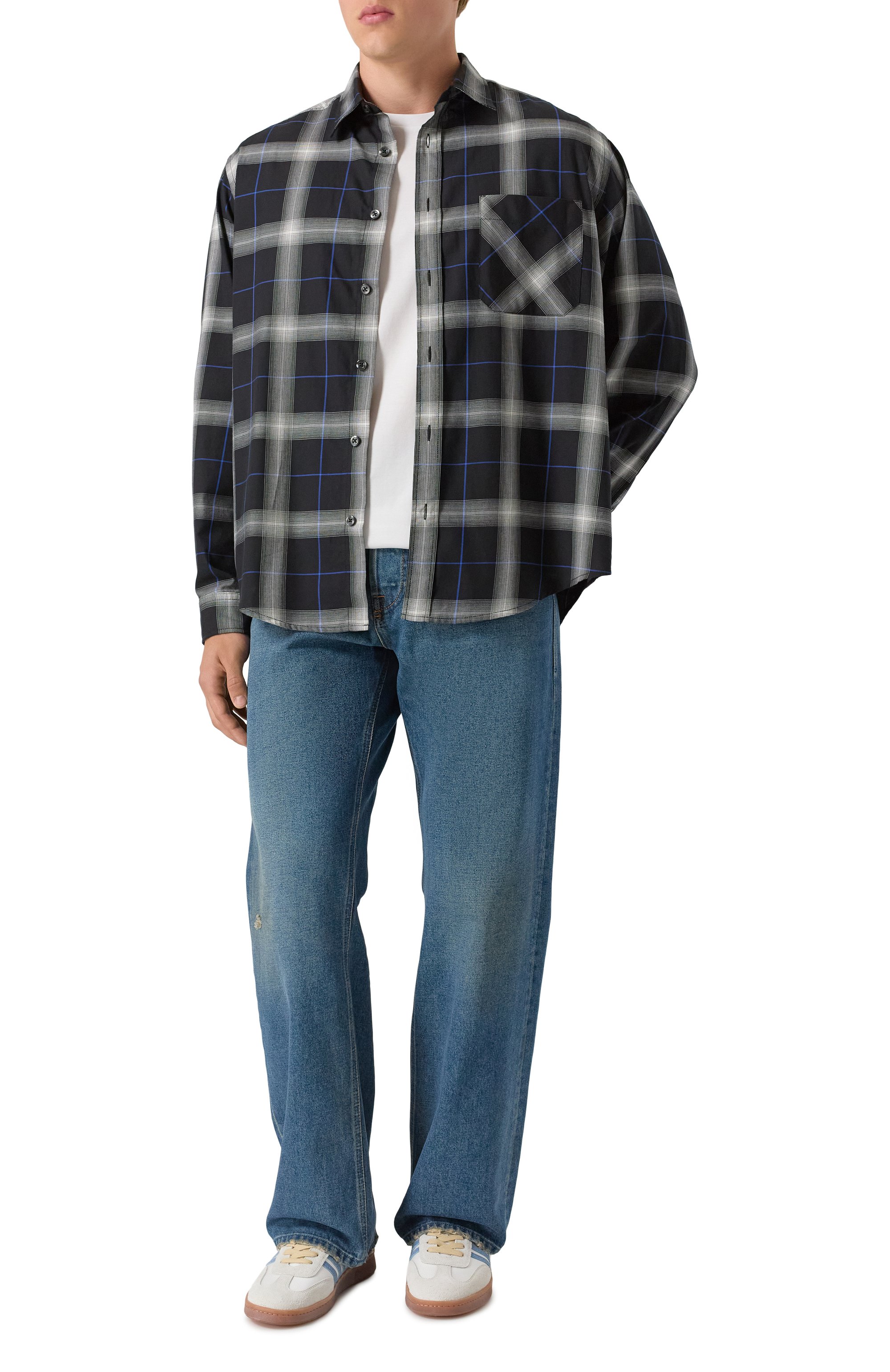 Хлопковая рубашка HUGO BLUE, арт. 50545254, фото 2