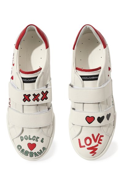 Кожаные кеды DOLCE & GABBANA, арт. D11212/AI701/37-39, фото 5