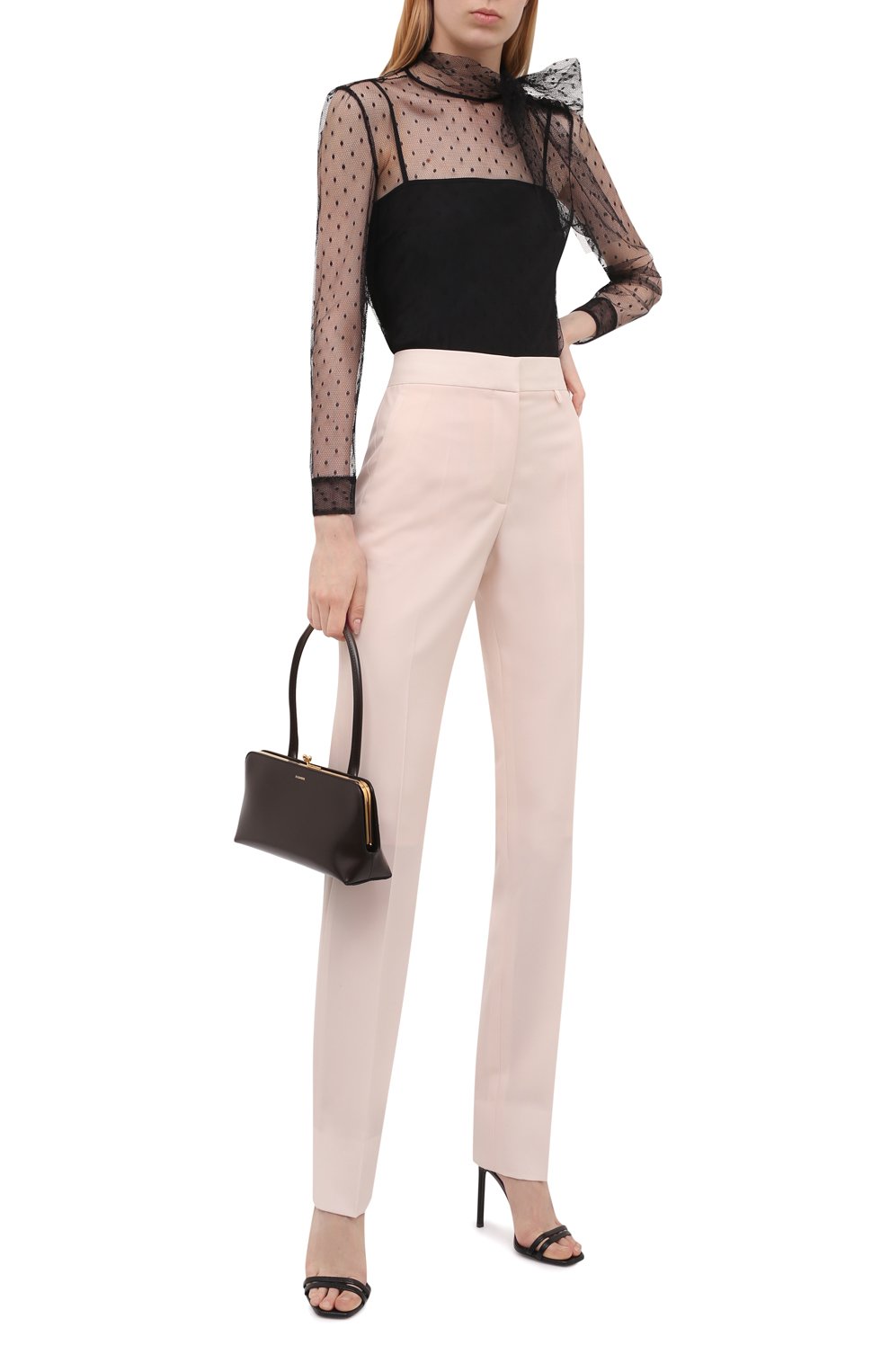Блузка REDVALENTINO черного цвета по цене 39950 руб., арт. WR3AB1Y0/1GK, фото 2 Блузка REDVALENTINO, арт. WR3AB1Y0/1GK, фото 2