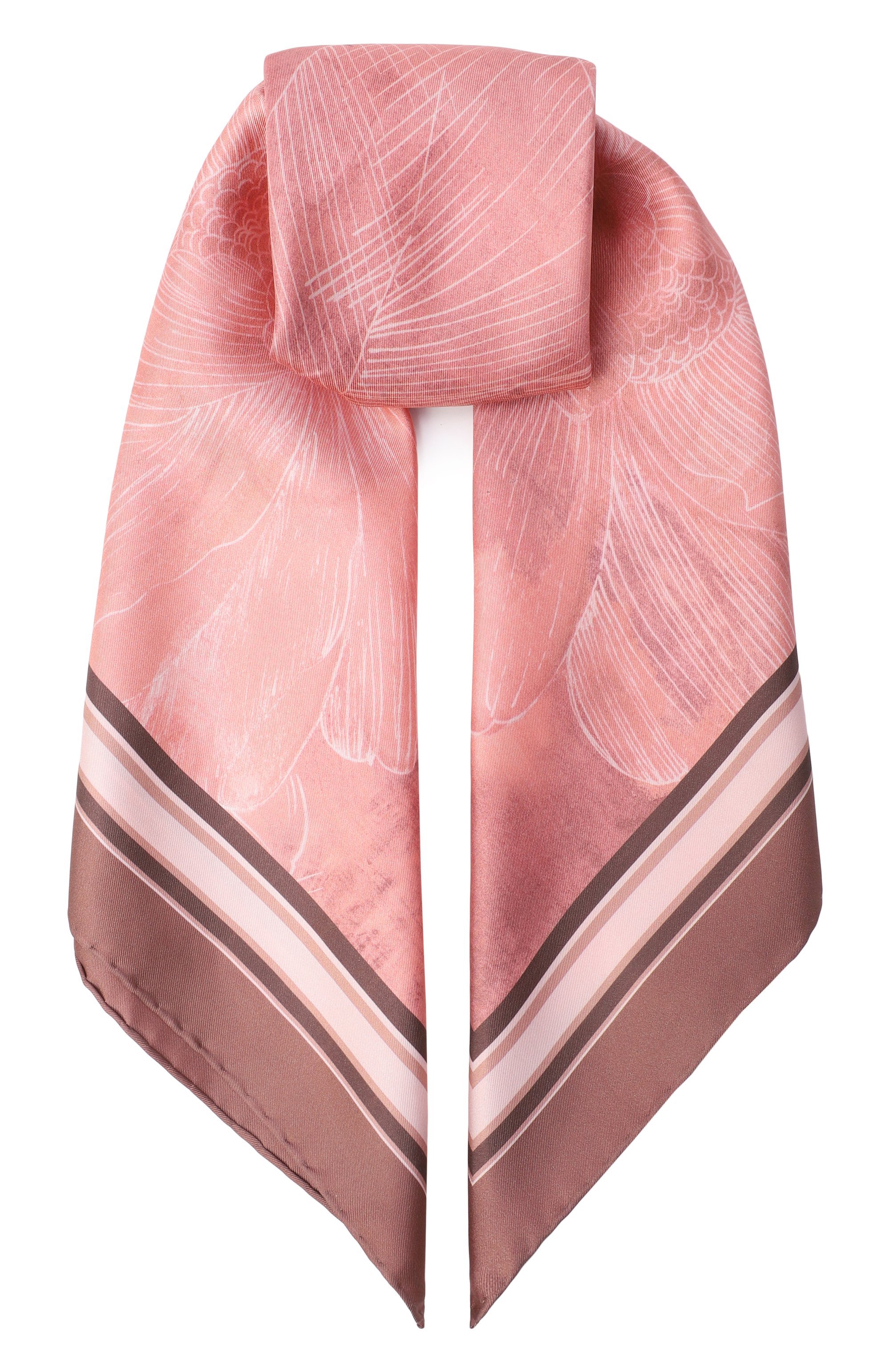 Шелковый платок KITON, арт. D53754K0953H13, фото 1