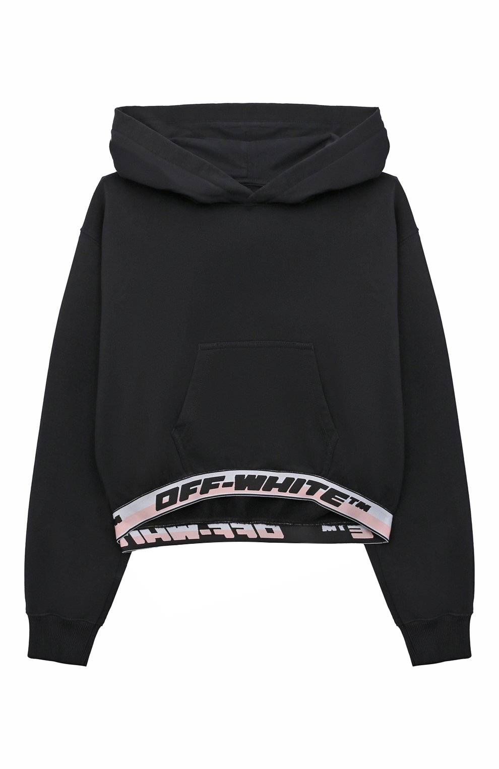 Хлопковое худи OFF-WHITE черного цвета по цене 41300 руб., арт. OGBB005C99FLE0011010, фото 1 Хлопковое худи OFF-WHITE, арт. OGBB005C99FLE0011010, фото 1