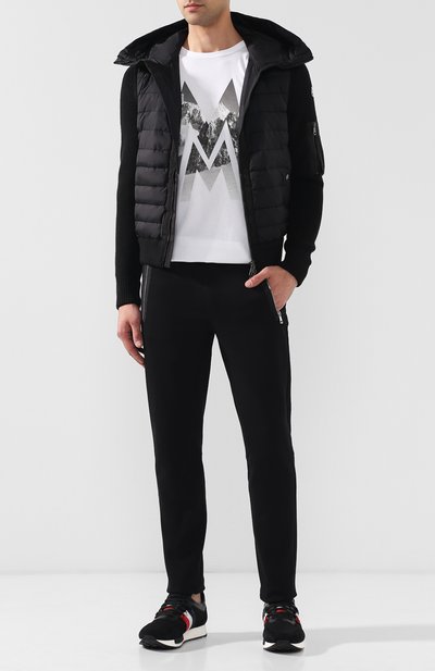 Кардиган на молнии с утепленной вставкой и капюшоном MONCLER, арт. D2-091-94028-00-94789, фото 2