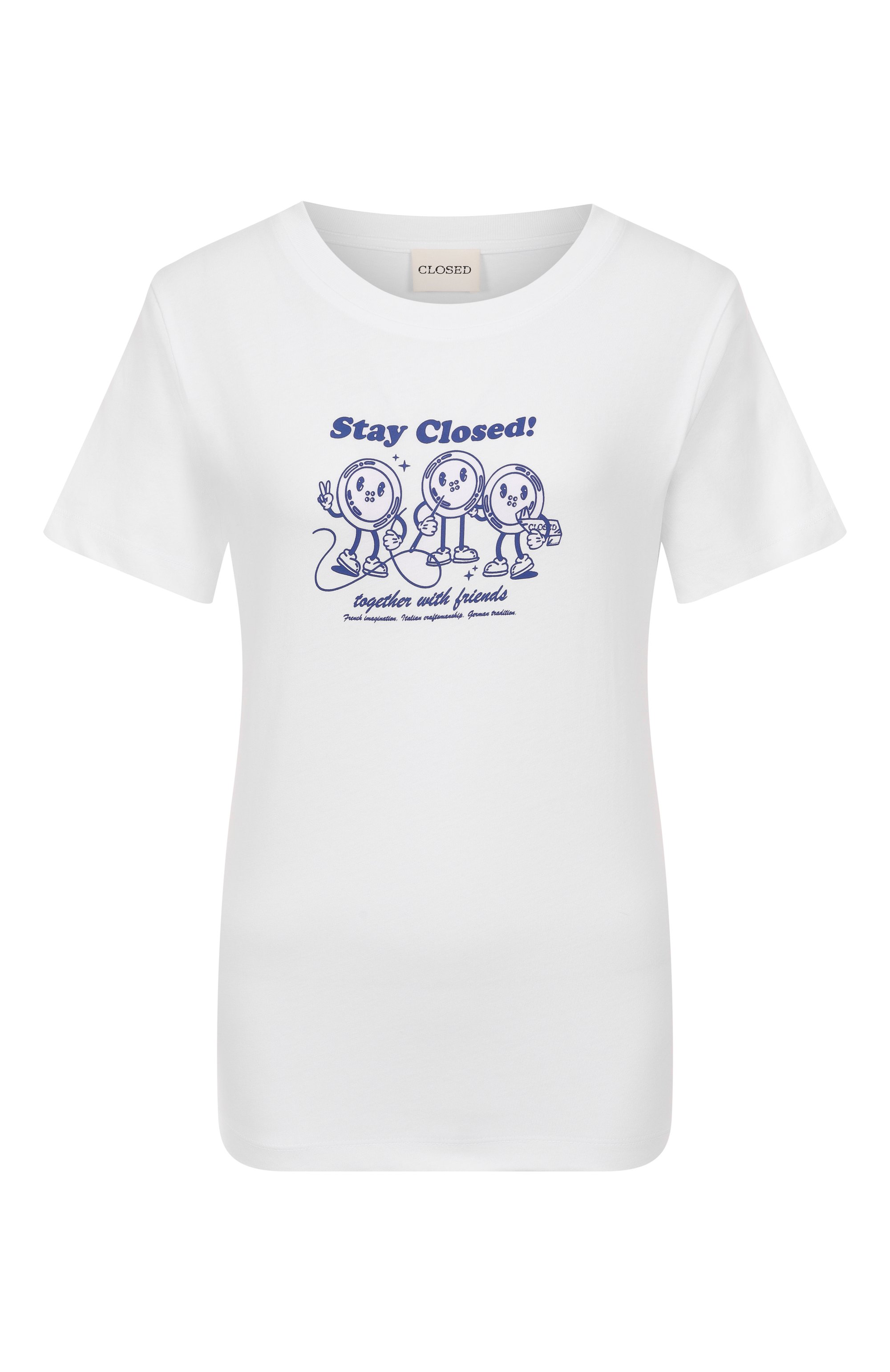 Хлопковая футболка CLOSED, арт. C95202-44H-PR, фото 1