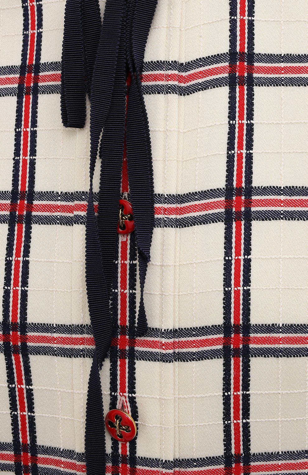 Платье из шерсти и хлопка GUCCI, арт. 657966/ZAGLI, фото 5