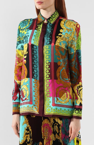 Шелковая рубашка VERSACE, арт. A82662/A230933, фото 3