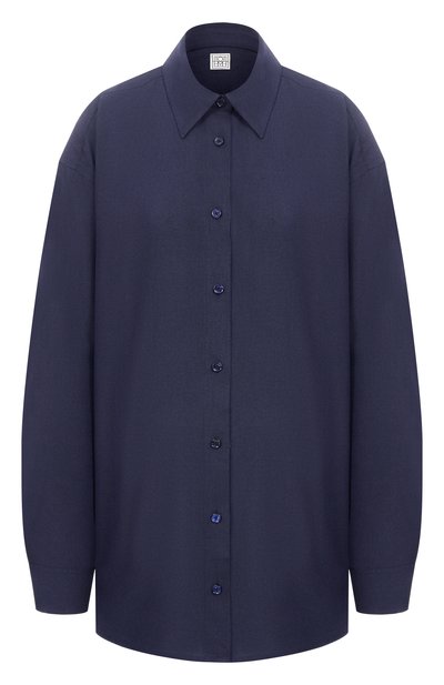 Женская рубашка из вискозы и шерсти TOTEME, арт. 254-WRT0480-FB0016