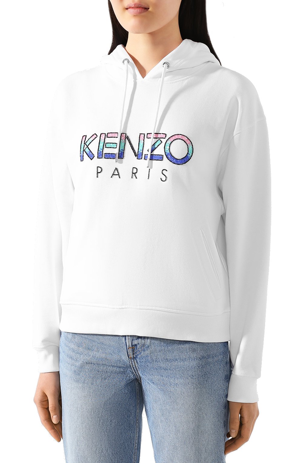 Хлопковое худи KENZO, арт. FA52SW866962, фото 3