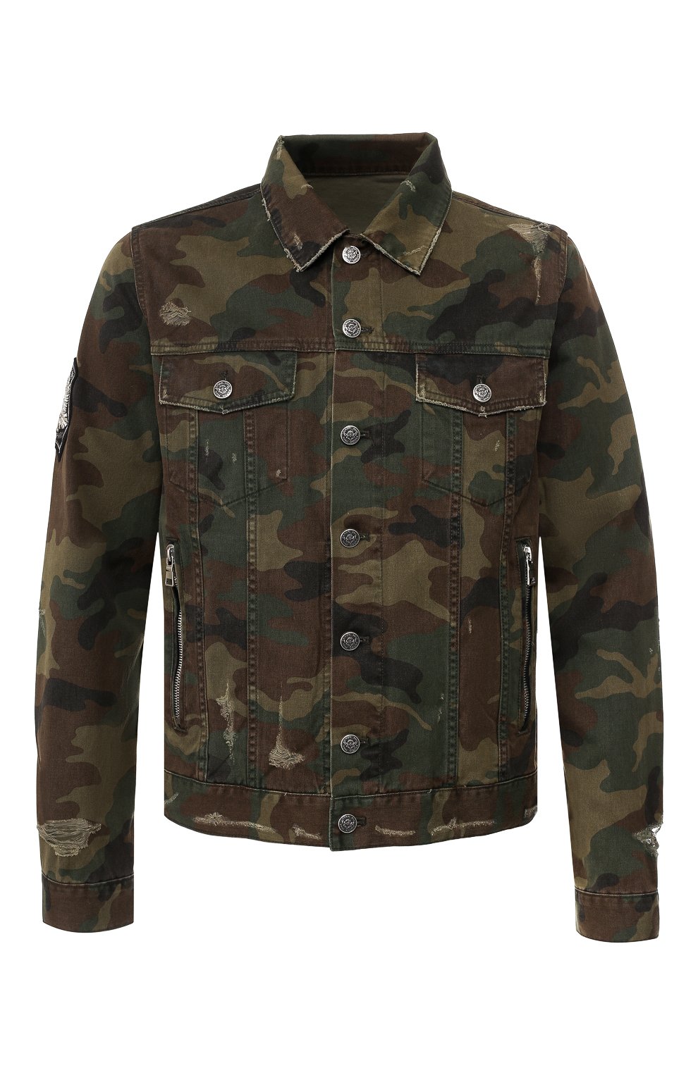 Хлопковая куртка BALMAIN, арт. TH18639/Z099, фото 1