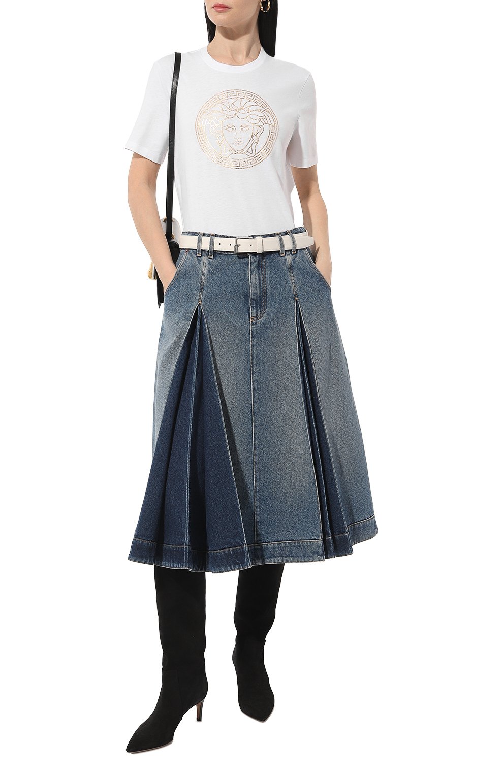 Хлопковая футболка VERSACE, арт. 1014271/1A10145, фото 2