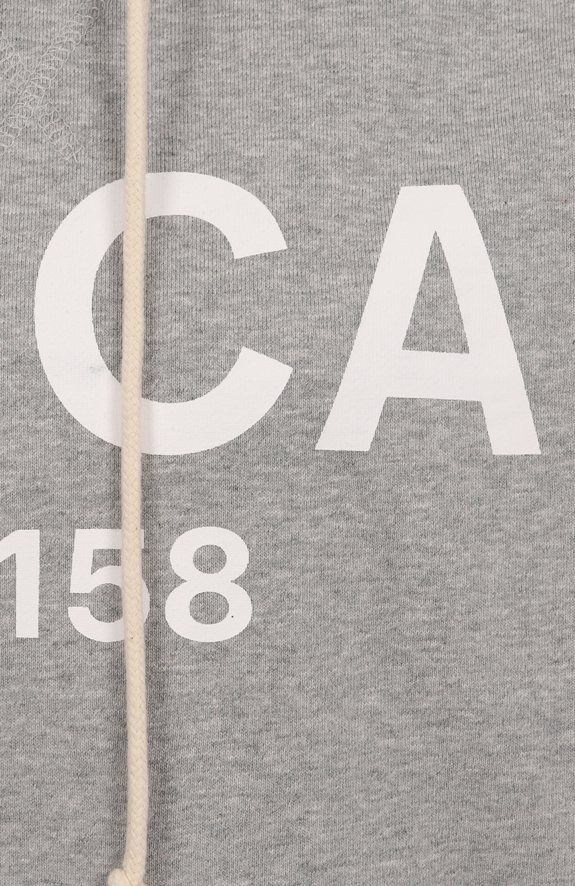 Хлопковое худи AECA WHITE, арт. AWCMFWBDTSPSO002C0.GREY/WHITE (L), фото 6