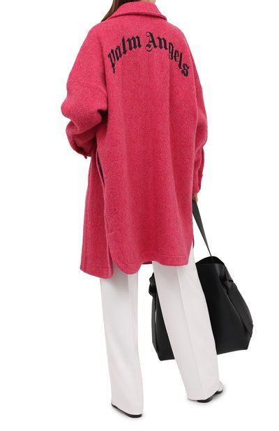 Шерстяное пальто PALM ANGELS, арт. PWEA036F20LEA0012810, фото 2