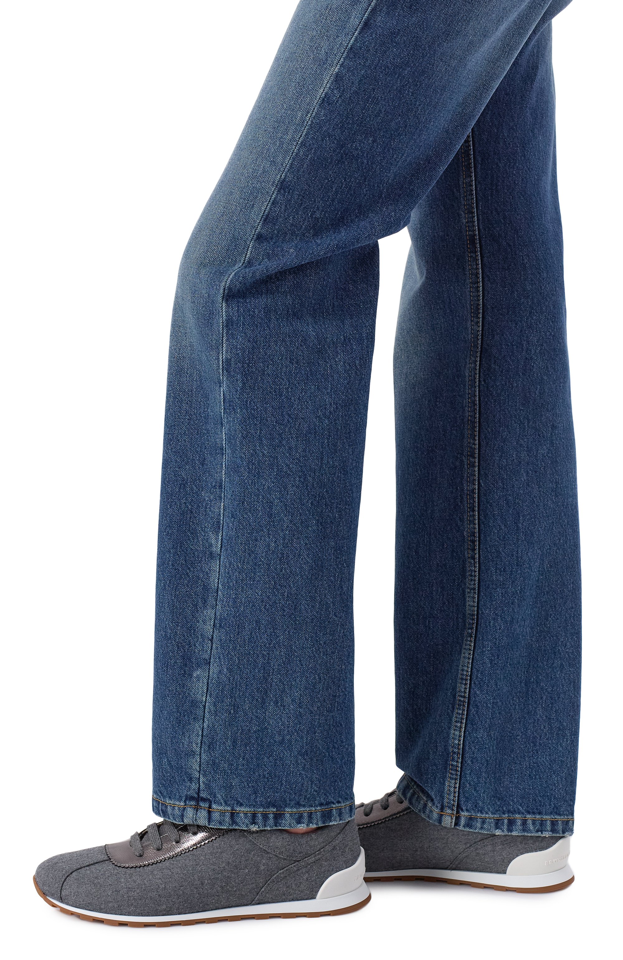 Текстильные кроссовки BRUNELLO CUCINELLI, арт. MZ26G3031P, фото 2