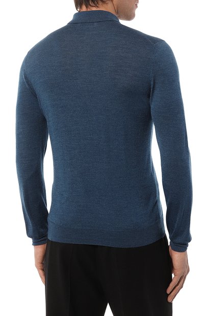 Поло из шерсти и шелка GRAN SASSO, арт. 57132/13190, фото 4