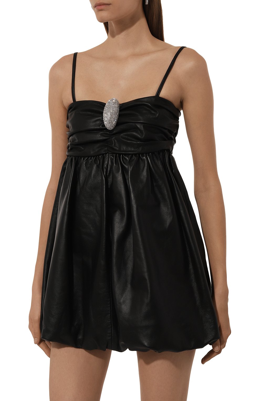 Кожаное платье GIUSEPPE DI MORABITO, арт. 03PFDR397P 03310, фото 3