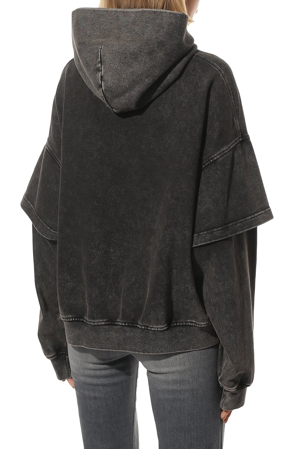 Хлопковое худи ALEXANDER WANG, арт. UCC1221491, фото 4