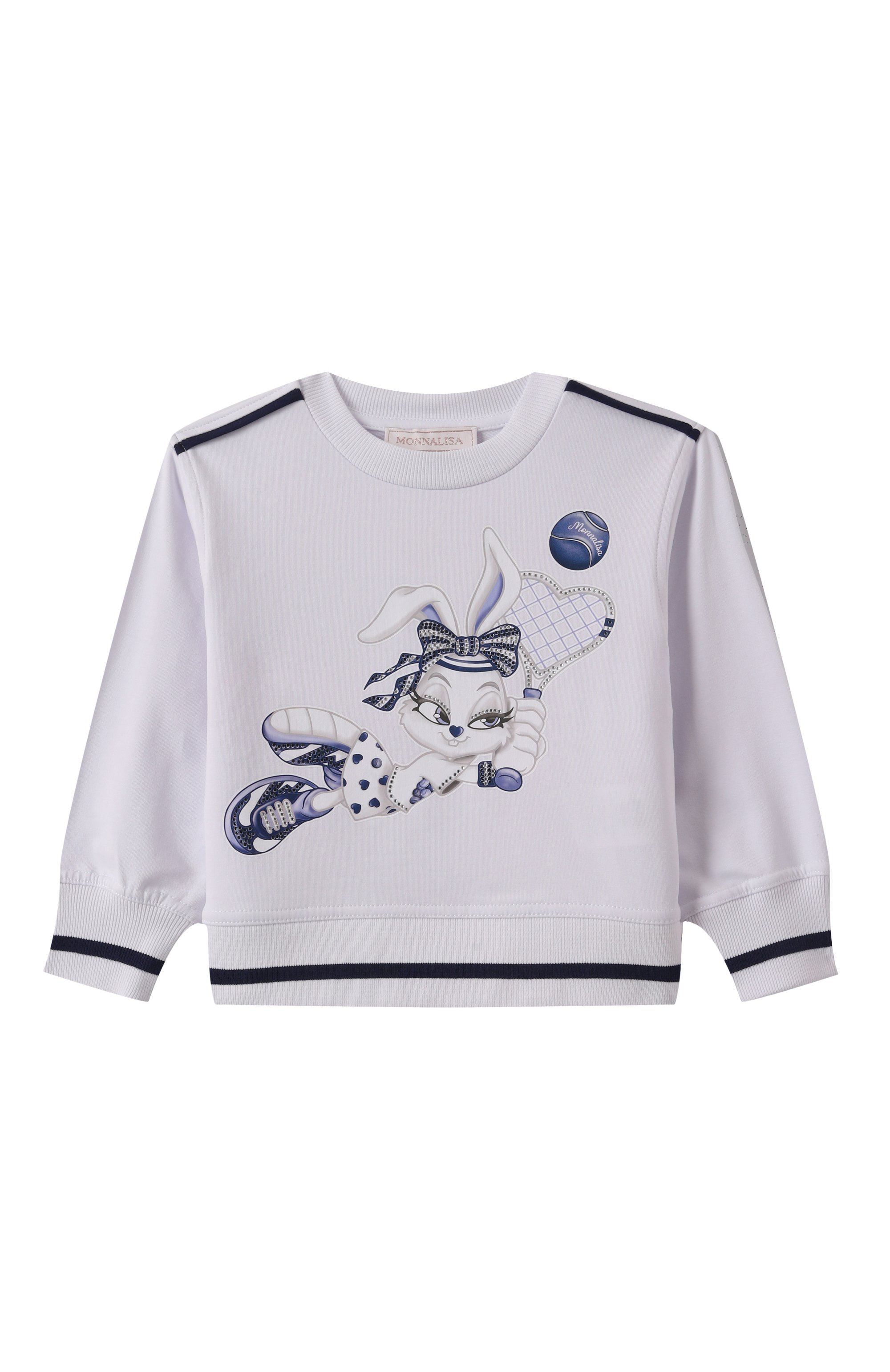 Хлопковый свитшот MONNALISA, арт. 19E614, фото 1