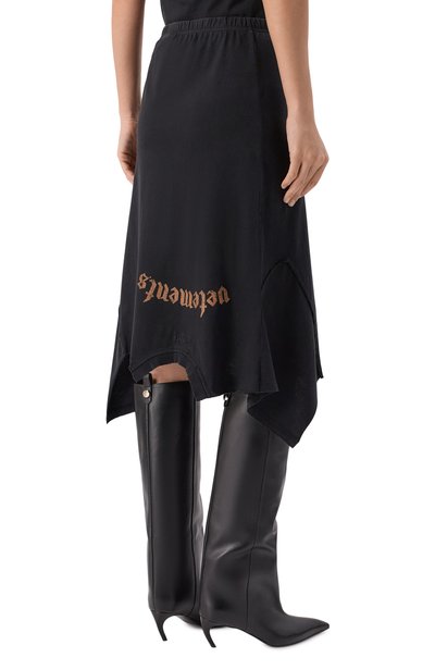 Хлопковая юбка vetements x motörhead VETEMENTS, арт. WH27SK246B, фото 4