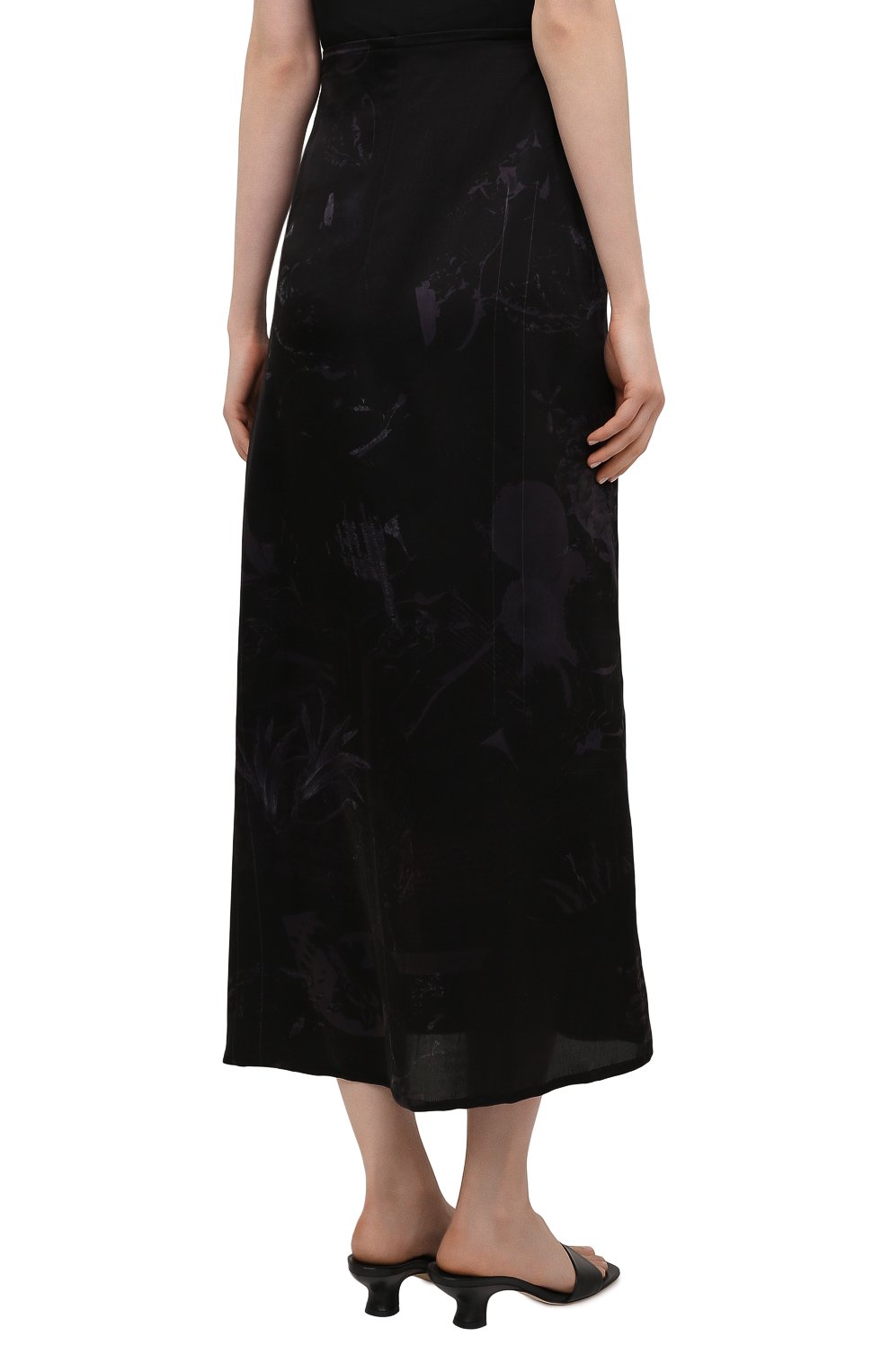 Шелковая юбка YOHJI YAMAMOTO, арт. ND-S07-412, фото 4