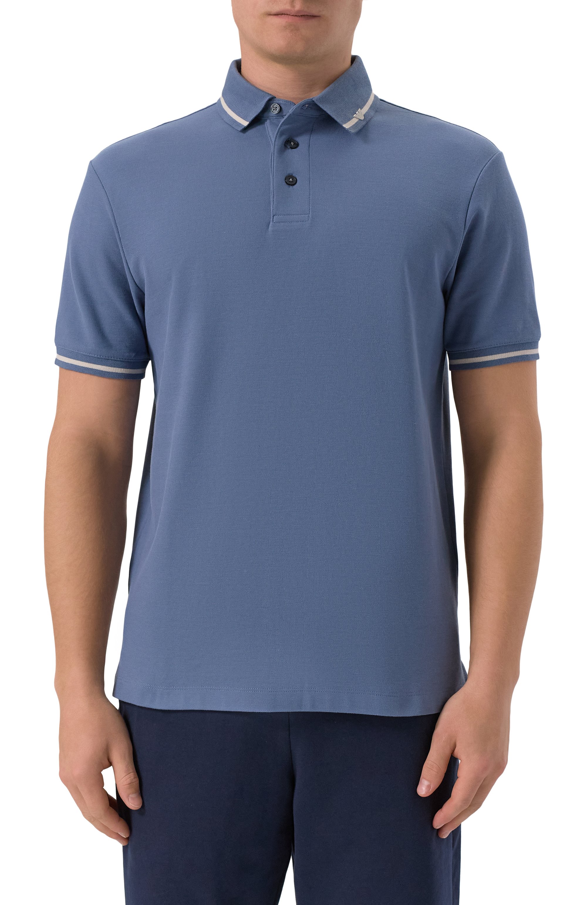 Хлопковое поло EMPORIO ARMANI, арт. EM003003/AF10497, фото 3