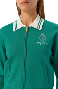 Кардиган из вискозы SPORTY AND RICH, арт. CA006621202GR03, фото 5