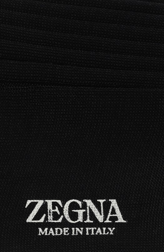 Хлопковые носки Zegna N4V40/010 Синий  N4V40/010 Фото 2