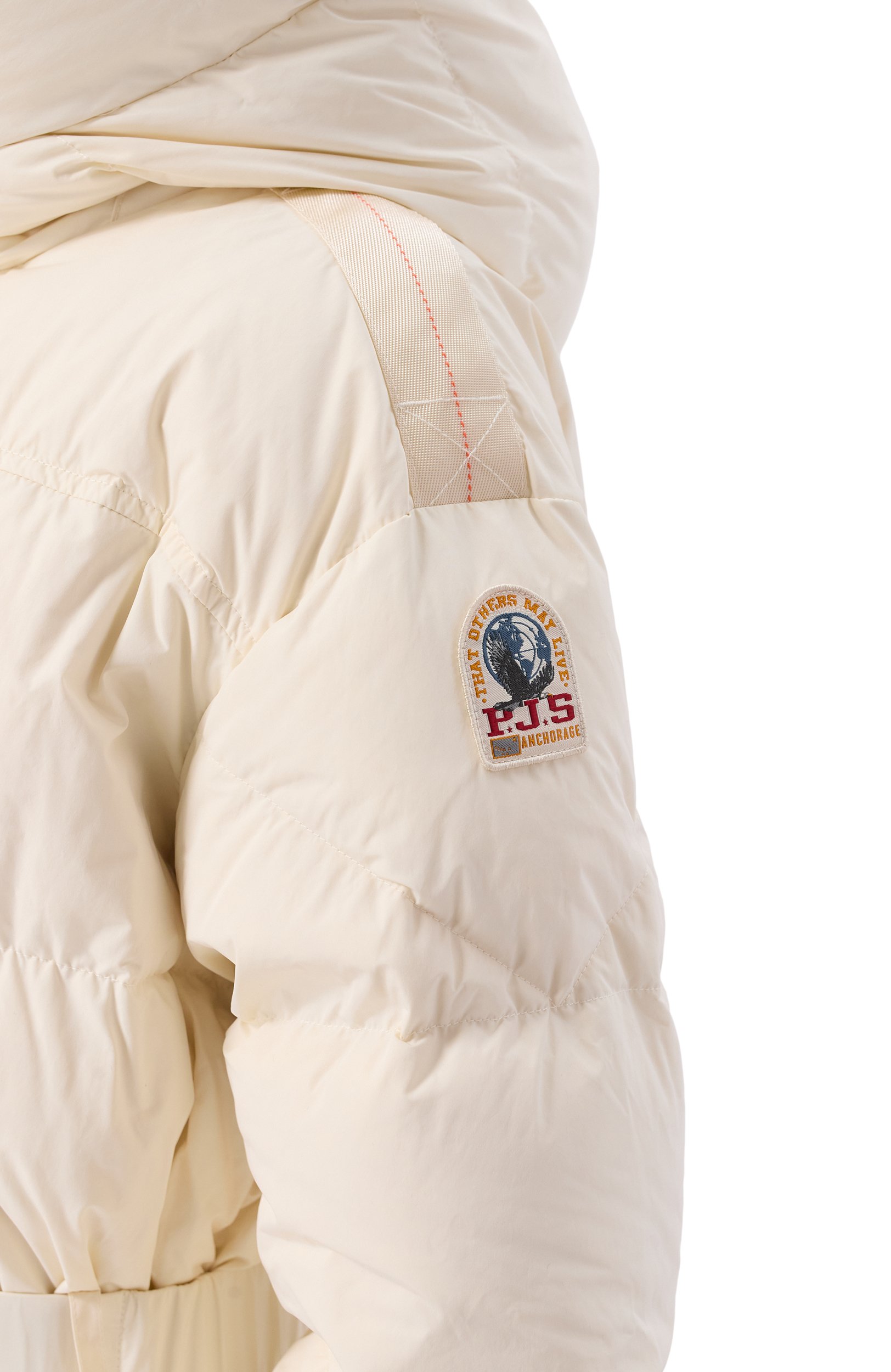 Пуховик PARAJUMPERS кремового цвета по цене 111000 руб., арт. 26WMPWPUHF32, фото 5 Пуховик PARAJUMPERS, арт. 26WMPWPUHF32, фото 5