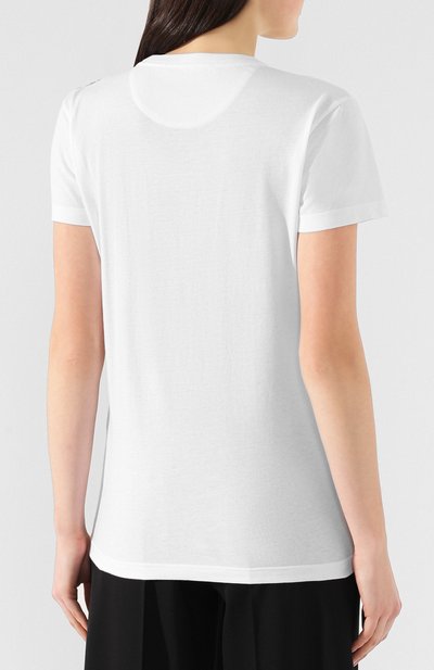 Хлопковая футболка VALENTINO, арт. RB3MG00HHFA, фото 4