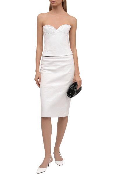 Кожаный топ-бюстье KHAITE, арт. 2183742/PRIM, фото 2