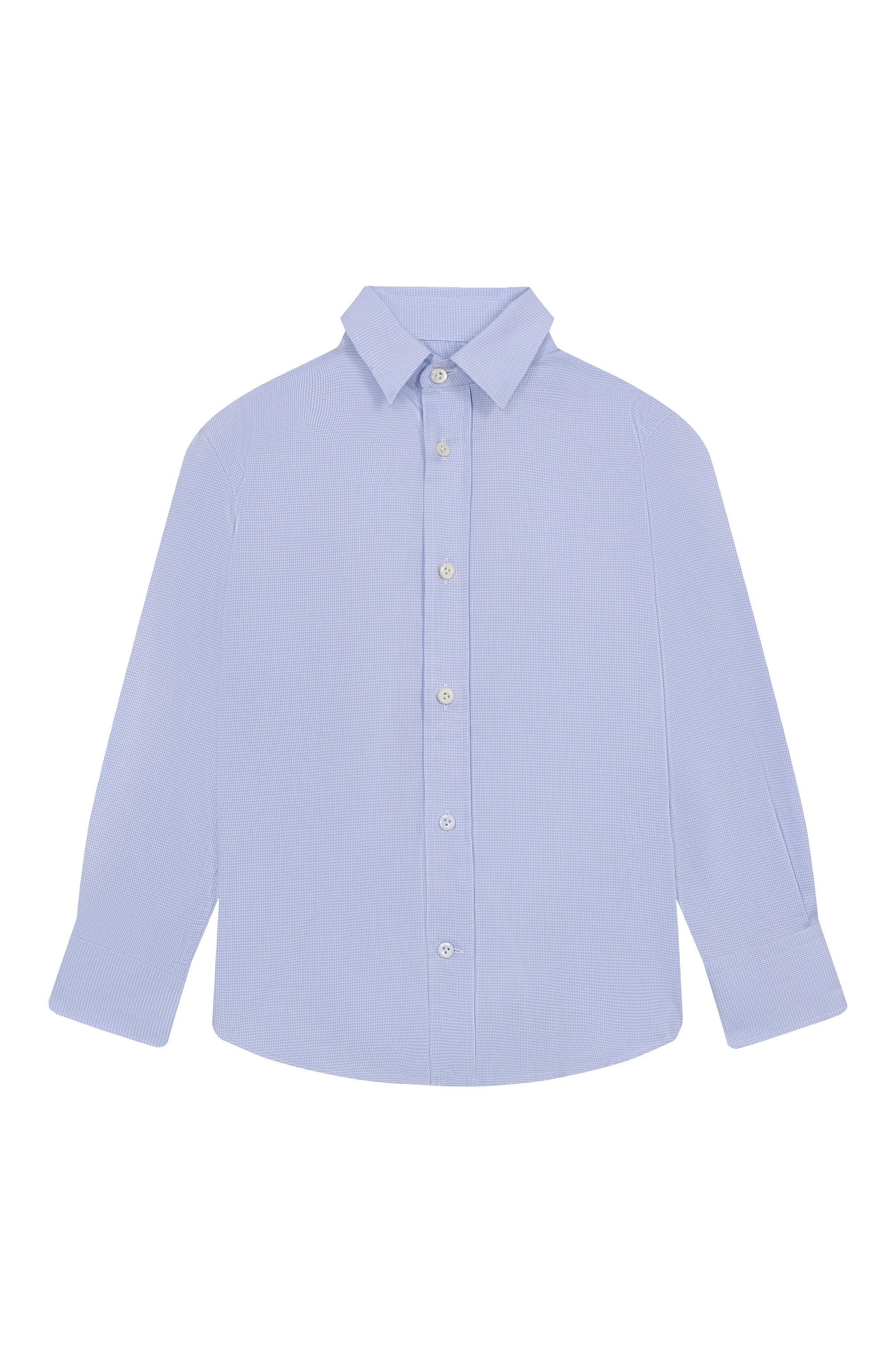 Хлопковая рубашка VAN LAACK голубого цвета по цене 12500 руб., арт. VL-TIM-XX/162801/116-134, фото 1 Хлопковая рубашка VAN LAACK, арт. VL-TIM-XX/162801/116-134, фото 1