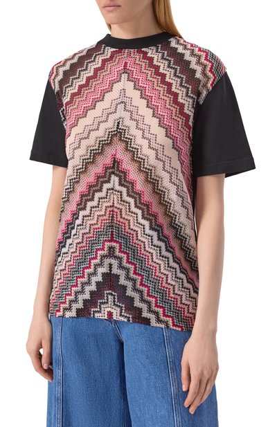 Хлопковая футболка MISSONI, арт. DS25SL02/BJ00N6, фото 3
