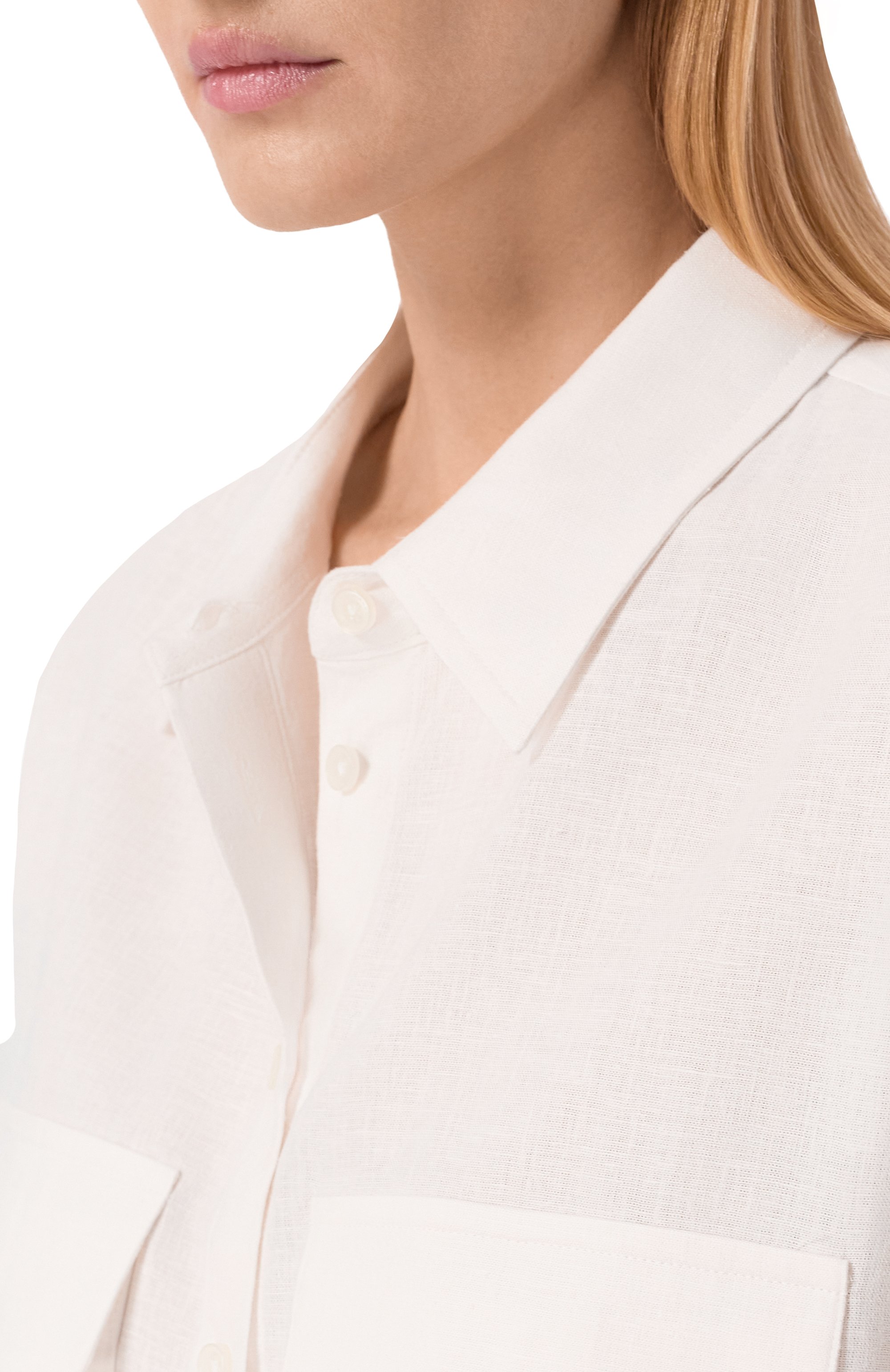 Рубашка изо льна и вискозы HINNOMINATE, арт. HMABW02631, фото 5