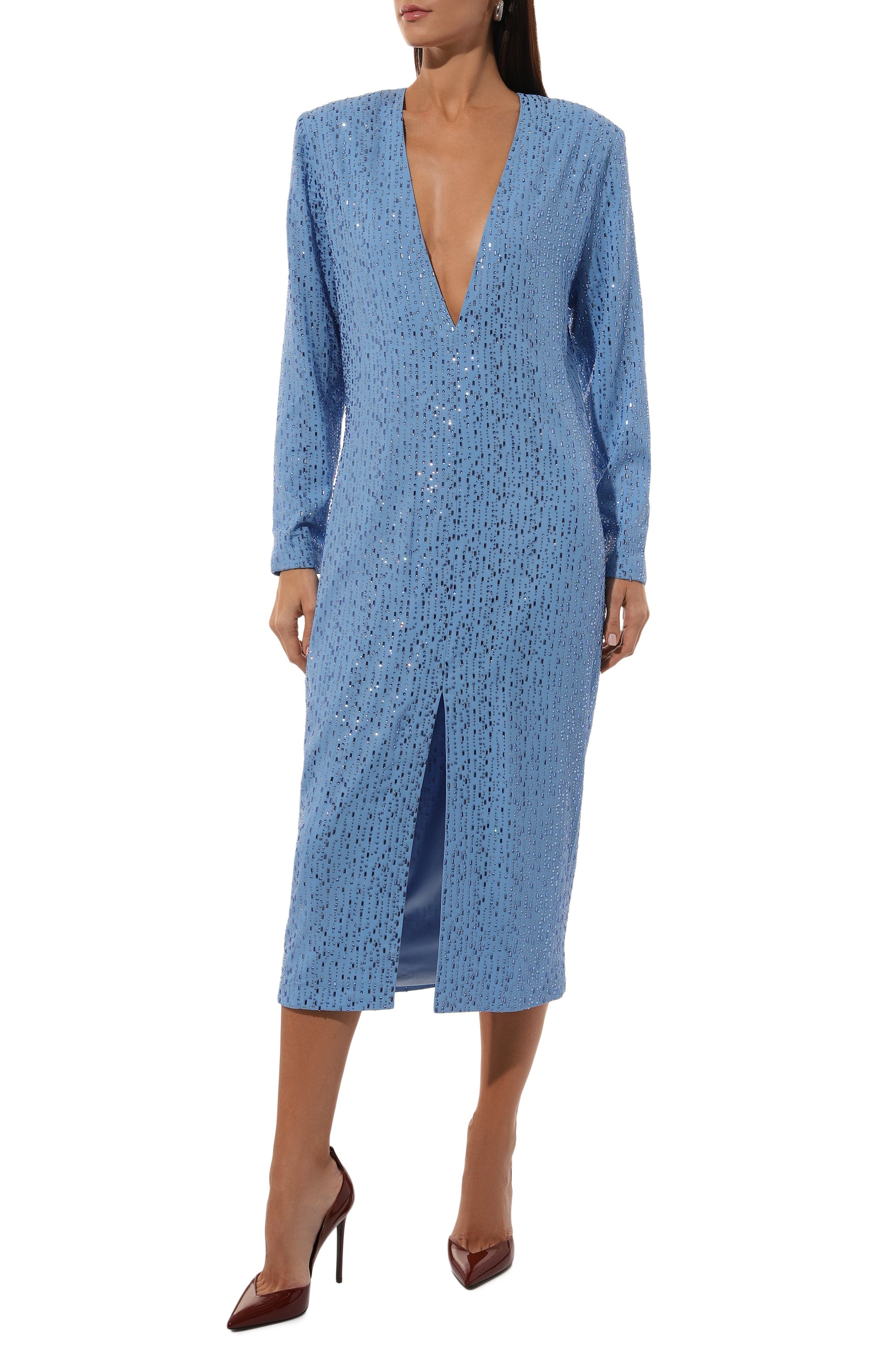 Платье с отделкой стразами RASARIO, арт. RS24F079DD007, фото 2