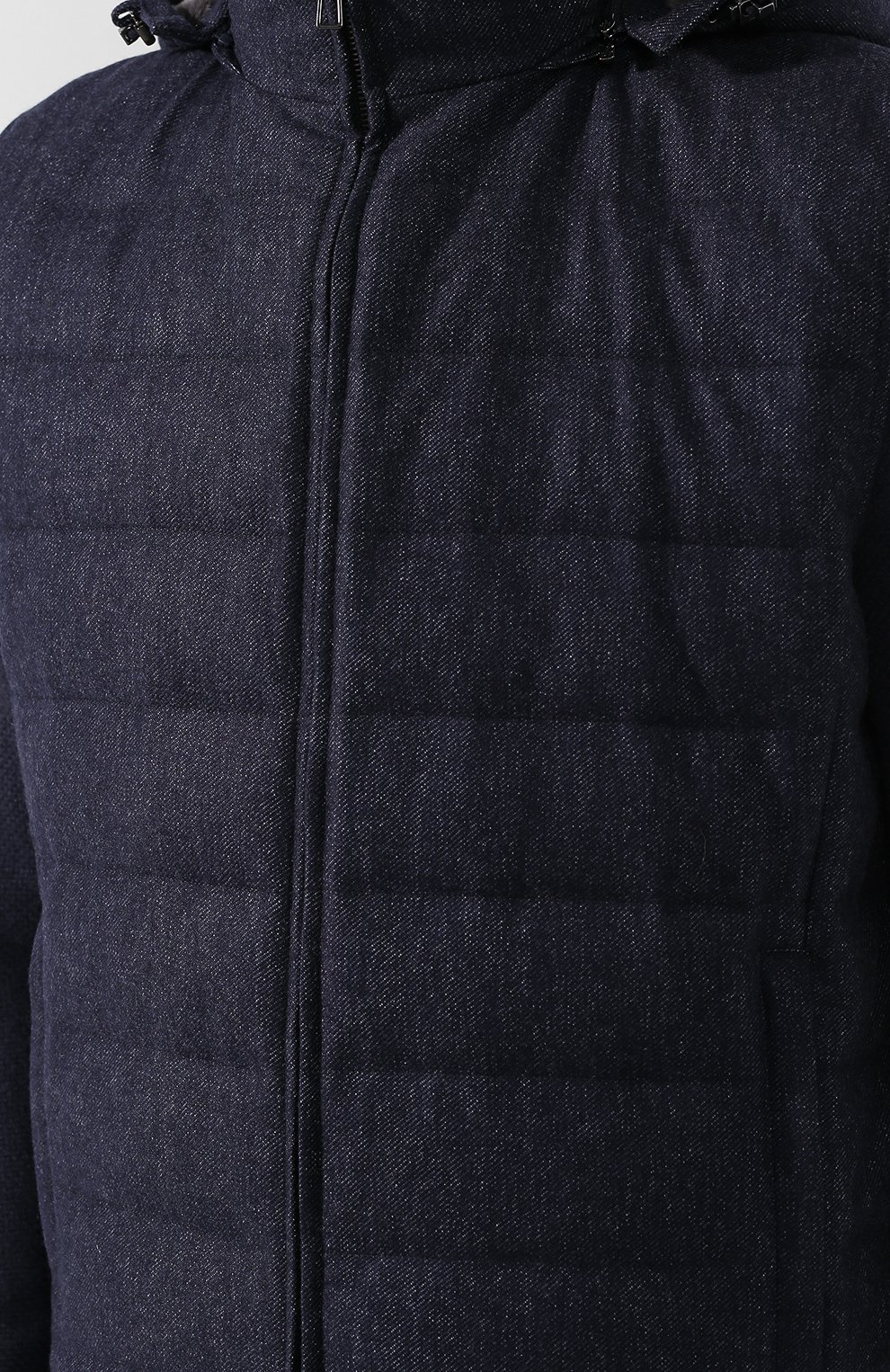 Пуховый жилет на молнии с капюшоном LORO PIANA, арт. FAI3790, фото 5